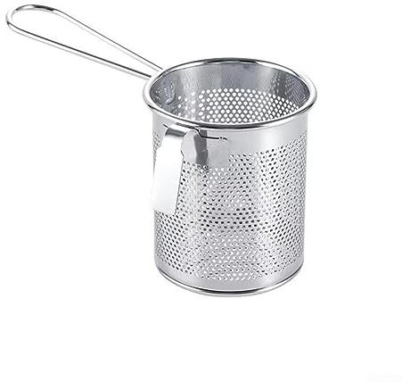 CNANRNANC Cestello per pasta fritte in acciaio, per pasta e gnocchi