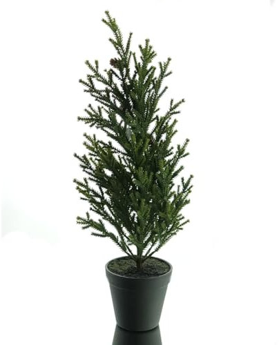 Weihnachtsbaum Konifere Grün im Topf 49 cm - Kunststoff