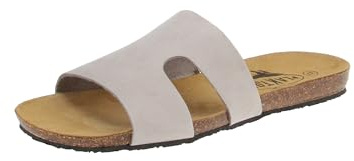 PLAKTON 575444 Mam Pali Nobuck - Damen Schuhe Pantoletten - Perla