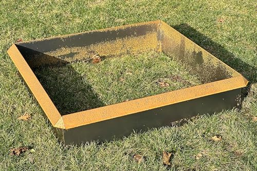Metalltechnik Dermbach Schneckenzaun Corten Schneckenabwehr Cortenstahl für max. 20 qm (18 x Schneckenblech 1 m und 4 x Außenecke 90°)