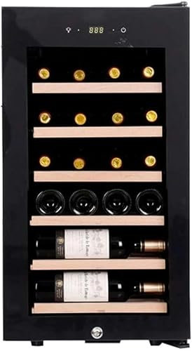 QPZMALSKY Glass Solid Wood Wine Cooler, Constant Temperature Wine Cooler Small Domestic Compressor, Independent Refrigerator. Silent Glass Door