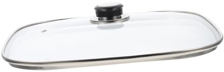 Alipis Cubierta De Vidrio Para Olla Eléctrica Con Mango Antiquemaduras Diseño Transparente Con Orificio De Ventilación Tapa Multifuncional Para Cacerolas y Conservación De Alimentos