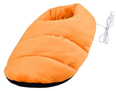 FOMIYES Fußwärmer Heizschuhe Elektrisch Warme Hausschuhe Für Kalte Tage Weicher Plüsch Für Büroangestellte Studenten