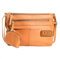 Lavalen Leder Umhängetasche Damen Mittelgroß - Ledertasche Handgefertigt - Damen Tasche Mehreren Fächern - Crossbody Bag - Mehrere Reißverschlüsse -Hochwertige Handtaschen & Handbags for Women -Cognac