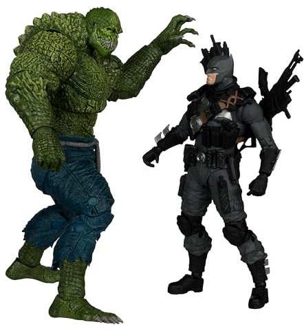 McFarlane DC Multiverse The Grim Knight vs Killer Croc (Dark Multiverse) 7in Figure and Mega Figure Collector Edition 2pk #3