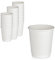 Lot de 50 tasses à café jetables – 295 ml – Tasses à café blanches à double paroi isolées pour emporter – Gobelets en papier kraft pour chocolat, thé, expresso et boissons au cacao sans couvercle