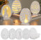 6pcs Silikonformen GießFormen Ostern, Silikonform Ostern Hase, Silikonform Ostern, Silikonformen GießFormen Silikon GießForm Ostern Gipsformen Zum GießEn Formen Giessformen Silikon Ostern FüR Handwerk