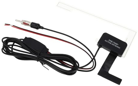 Partuto 1 Pc Universal Hidden Windshield Signal Antenna for Car Truck Car Radio Aerial Mount Black