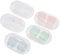 Anneome 5 Sets Eye Lens Cases Press Flip Top Portable Storage for Travel and Care Compact Design for Daily Use and Lens Maintenance
