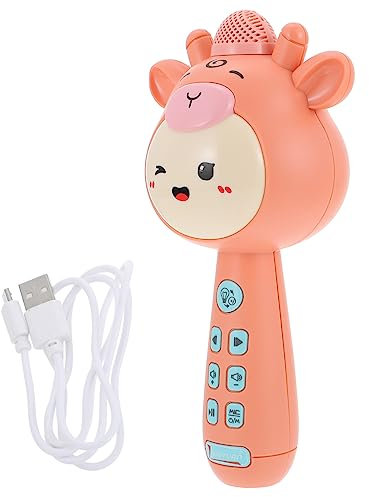 YARNOW 1Ensemble Microphone Garçon Fille De Karaoké Haut Parleur Intégré Micro sans Fil pour Filles Et Garçons pour Activités Musicales Fêtes
