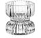 Olympia Lot de 6 photophores en Verre strié 52 x 52 mm