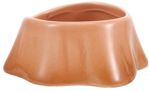 Kisangel Gamelle Céramique pour Petits Animaux, Bol Solide et Stable, Antichute, pour Gerbils, Lapins, Tenant Eau et Nourriture