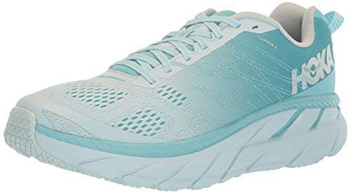 Hoka One One Damen Clifton 6 Laufschuhe Neutralschuh Türkis - Weiß 37 1/3