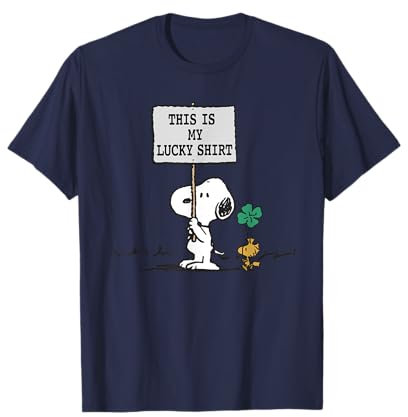 Peanuts St Patrick's Day Das ist mein Glücks T-Shirt