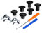 eXtremeRate Thumbsticks für Xbox Series X/S, für Xbox One Standard/S/X/Elite V1 Controller, 6 in 1 Ergonomische Analogsticks Sticks Aufsätze Joystick Zubehör-Chrome Silber[ThumbsGear]