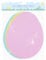 Easter EAS1909 Egg Foam Shapes | Large | 8pcs, Multicolor