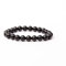 V Vascavi Armband Edelstein, Naturstein als Chakrastein, Heilstein, Ø 6 mm Perlen, MADE IN GERMANY Perlenarmband ca. 20 cm lang, elastisch, Schwarzer Onyx Stein