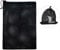 Ainkou Pump Barrier Bag Pump Filter Mesh Bag Pond Fish Pond Filter Mesh Bag with Drawstring Household Water Pump Filter Accessories (16.1×12.2, Black)