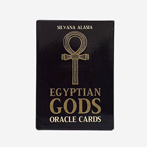 Tarotkarten Englische Version Ägyptische Götter Orakelkarten für Party-Brettspiel Orakelkarten Familienfeier Englische Spielkarten