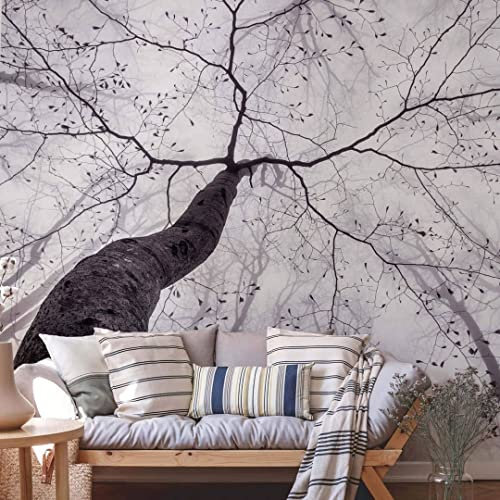 Große Wald Fototapete Tapetenkleister Set Papiertapete modern Wohnzimmer Bilder XXL Tapete inkl Montageanleitung W+G (Baum des Lebens)