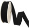 TEXTEX = 30 mm Breites Schrägband. 50% Baumwolle und 50% Polyester. Stück von 10m - (Schwarz)