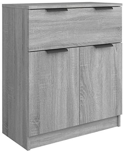 vidaXL Sideboard Grey Sonoma 60x30x70 cm Engineered Wood