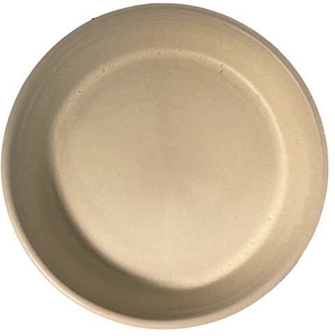 Meliflor Plato Cerámica 18cm Hueso Duraderas y Resistentes - Decoración - Hogar y Jardín - Artesanalmente Fabricado en España