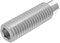 SECCARO Perni filettati con esagono incassato e perno M5 x 20 mm, in acciaio inox V2A VA A2, DIN 915/ISO 4028, 20 pezzi