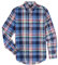 POLO RALPH LAUREN Men's Long Sleeve Classic Oxford Shirt (Blue Red Multi 001, Medium), Blue/Red Multi, Medium