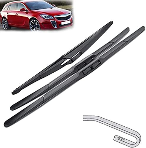 Scheibenwischer vorne und hinten, Set für Opel für Insignia Sports Tourer MK1 2008–2017, 2016, 2015, 2014, 2013, 24 Zoll, 18 Zoll, 12 Zoll