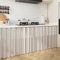Liveinu Cortinas Cortas, Cortinas de Debajo del Fregadero, Cortina para Café, Cortinas de Puerta de Estilo nórdico, sombreado y ventilación, Beis 6, 100x70cm
