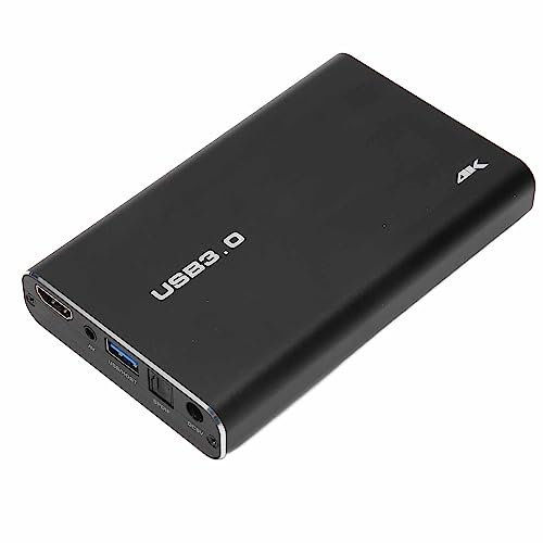 Septpenta Lecteur Multimédia 4K avec Télécommande, Lecteur Multimédia Numérique Ultra HD avec Lecture en Boucle Automatique pour Carte de Stockage USB, 5 Go de Stockage Intégré(UE)