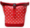 Ikuri Kleine Kombi Fahrradtasche/Rucksack 20-26’’ für Kinder Falträder Klappräder aus Plane – Modell Lunares rot