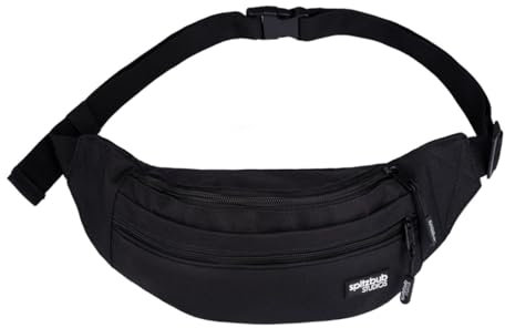 Spitzbub Bauchtasche Hüfttasche Gürteltasche wasserdicht in Schwarz Unisex