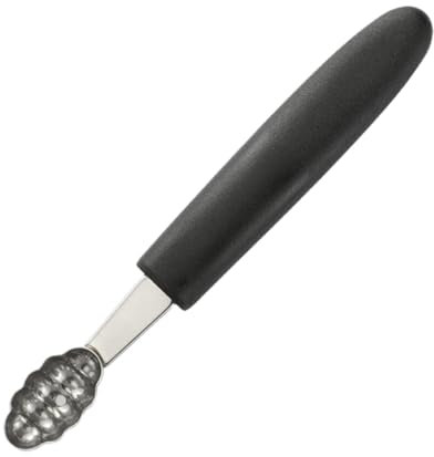 QOKLIYUI Melon Baller Scoops Made With Stainless Steel Durable Stainless Steel Ice Cream Scoops Melon Baller Fruit Scoop, wavy egg shape