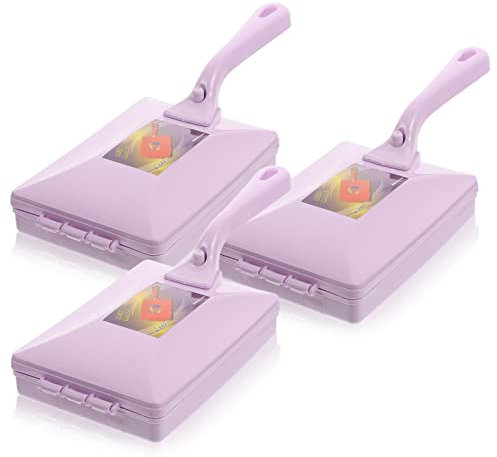 Ciieeo 3pcs Roller Pet Hair Remover Brush for Clothes Furniture Lint Removing Cleaning Dust Brush