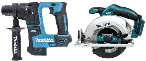 Makita DHR171Z 18V Li-Ion LXT Brushless Rotary Hammer - Batteries and Charger Not Included & DSS611Z 18V Li-Ion LXT 165mm Circular Saw - Batteries and Charger Not Included