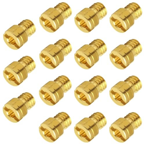 15 Pezzi Getti Del Carburatore, Carburatore In Ottone M4, Kit Getto Principale Carburatore, Carburatore Principale Ugello, Set Getti Carburatore Per Scooter, Moto