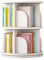 Drehbares Bücherregal Bücherregal Mit 2/3/4 Ebenen Um 360° Drehbar MDF-Bodenregale Für Das Arbeitszimmer Im Home Office Im Wohnzimmer (Color : Weiß, S : 46 * 66cm)
