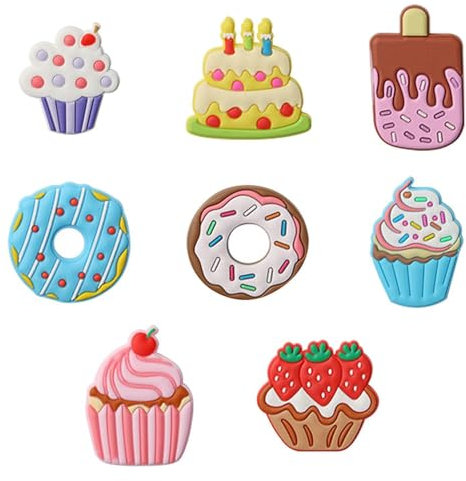 8 Pieces Fruit Refrigerator Magnets, Creative Cartoon Refrigerator Magnets, Cute Refrigerator Magnets, Decorative Refrigerator Magnets, Children'S Magnets