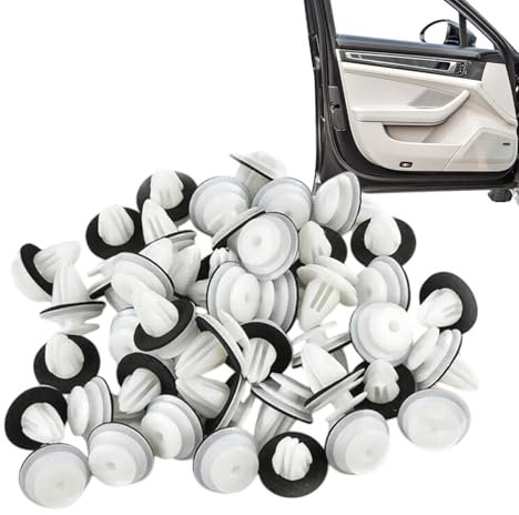 Clip di fissaggio per auto, clip per rivestimento della porta, multifunzione, per auto, 50 pezzi