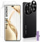 Datree 2 Pièces pour Honor 200 Pro Protection écran, 2 Pièces Verre Trempé Caméra Arrière Protecteur Film(Noir), Haute Définition Anti-Rayures Flexible TPU Protecteurs d'écran