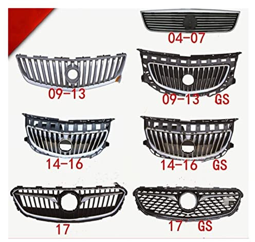 Rejilla de parachoques delantero compatible con Buick Regal Opel Insignia 2004-2017(17)