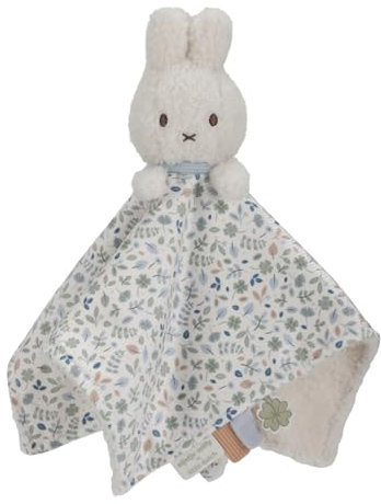 Little Dutch nijntje Miffy x NIJN464 Schmusetuch/Kuscheltuch Hase Miffy - Lucky Leaves