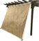 YDkjwjw Pergolato per esterni, tenda parasole, tessuto HDPE permeabile con occhielli per la protezione della privacy (colore: beige, dimensioni: 6 x 8 m)