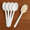 MERCHARII 100 Heavy Duty White Spoons, Perfect for Picnics, Parties, Tableware and Dinnerware, Reusable,Washable