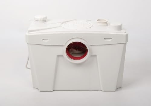 Ovington 500W Robust 4 Inlets Sewerage Pump Macerator Toilet Waste Water Pump for Toilet Sink Basin Shower Bathtub