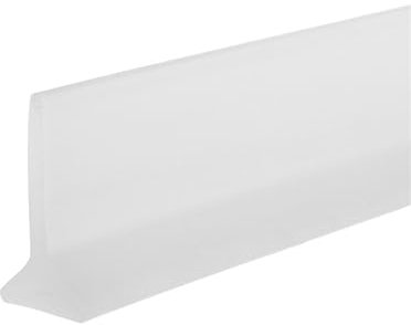 Silicone Shower Tray Sealing Strip, Self-Adhesive Water Stopper, Flexible Bathroom Door Barrier for Dry Wet Separation