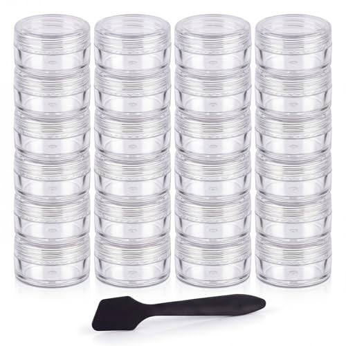 24 Stk Cremedosen zum Befüllen 10ml Tiegel für Creme Behälter, kleine dosen