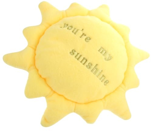 CONGARTENO Plüsch Sonnenkissen aus Weichem Stoff mit Pp Baumwollfüllung Dekoratives Sofakissen für Wohnzimmer Kinderzimmer und Büro Warmes Zierkissen für Zuhause
